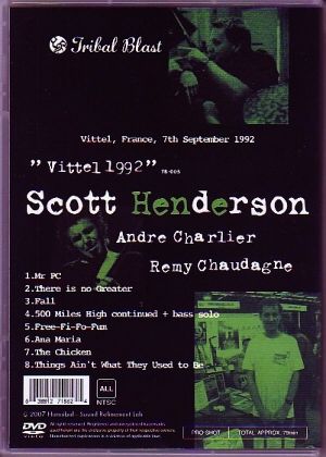 Scott Henderson スコット・ヘンダーソン/Vittel 1992