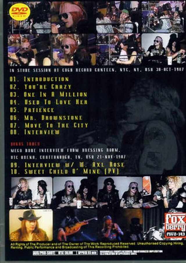 CD: GUNS N' ROSES & L.A. GUNS PROMO CD | 西新宿レコード店