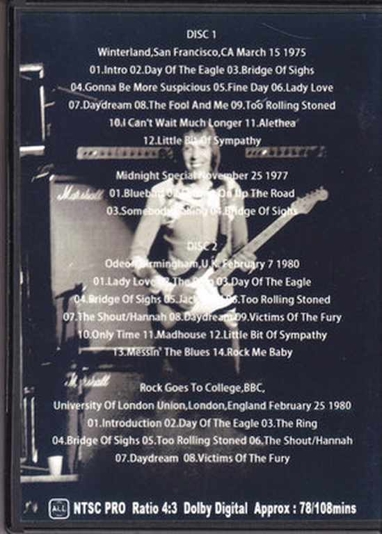 Robin Trower ロビン・トロワー/Live Archives Vol.1
