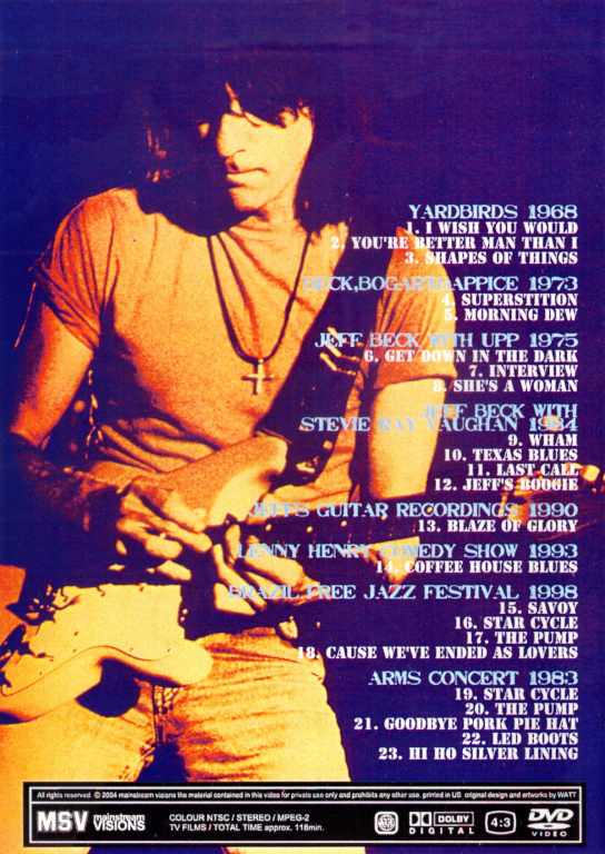 Jeff Beck ジェフ・ベック ライヴ・アット・イリディウム[DVD] Amazon.co.jp: ライヴ・アット・イリディウム~レスポール
