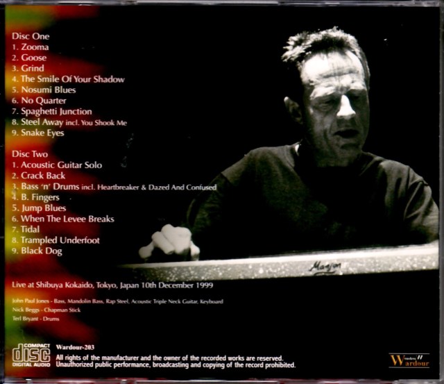 John Paul Jones ジョン・ポール・ジョーンズ/Tokyo,Japan 1999