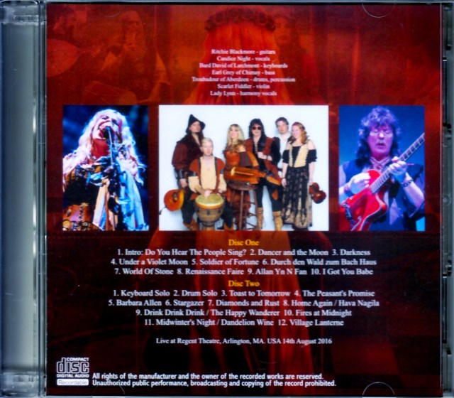 ブラックモアズナイト  Blackmore’s night  CD  3作品 ブラックモアズ・ナイトの5年半ぶりニューアルバム登場！|ロック