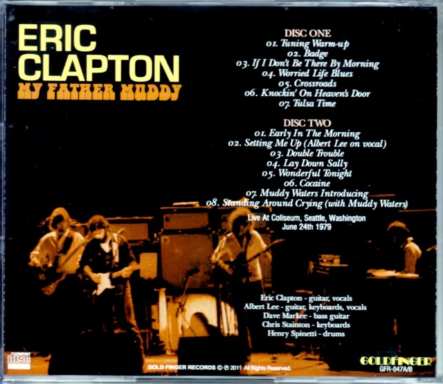 Eric Clapton,Muddy Waters エリック・クラプトン/Wa,USA 1979