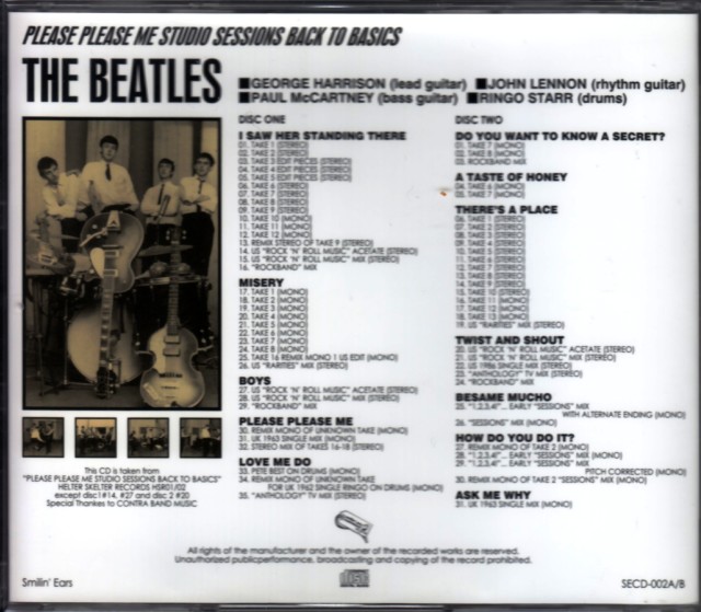 Beatles ビートルズ/Please Please Me Basics Sessions