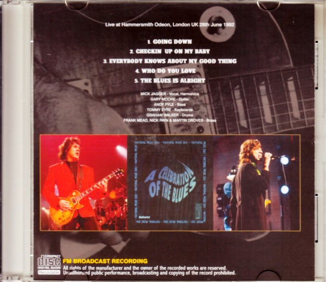 Gary Moore,Mick Jagger ゲイリー・ムーア/UK 1992