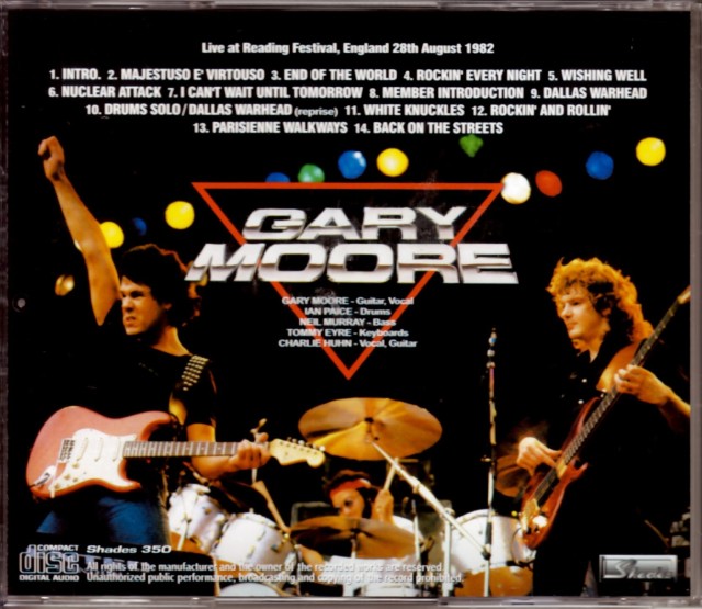 ゲーリームーア　英国盤　10点11枚　ポスターつき Gary Moore ゲイリー・ムーア/England,UK 1984 Complete Best