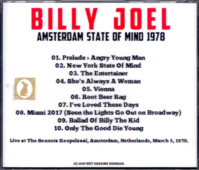 Billy Joel ビリー・ジョエル/Netherlands 1978
