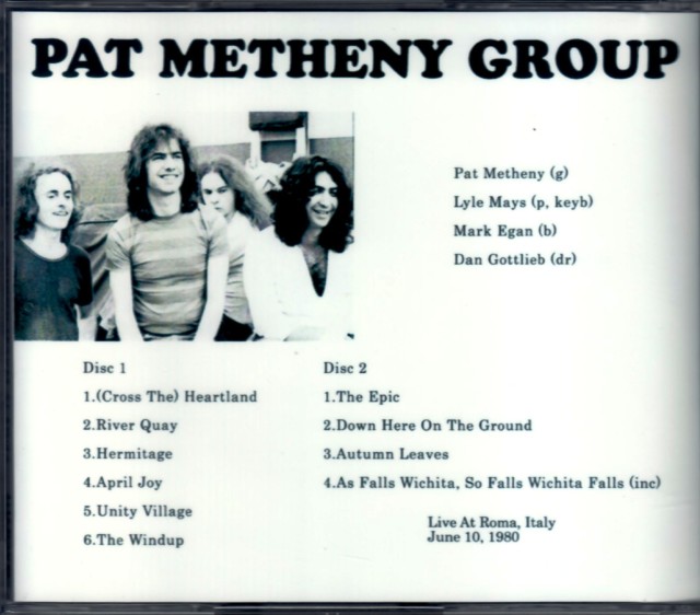 Pat Metheny パット・メセニー/Italy 1980