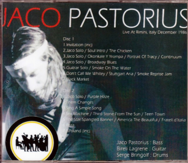 Jaco Pastorius ジャコ・パストリアス/Italy 1986