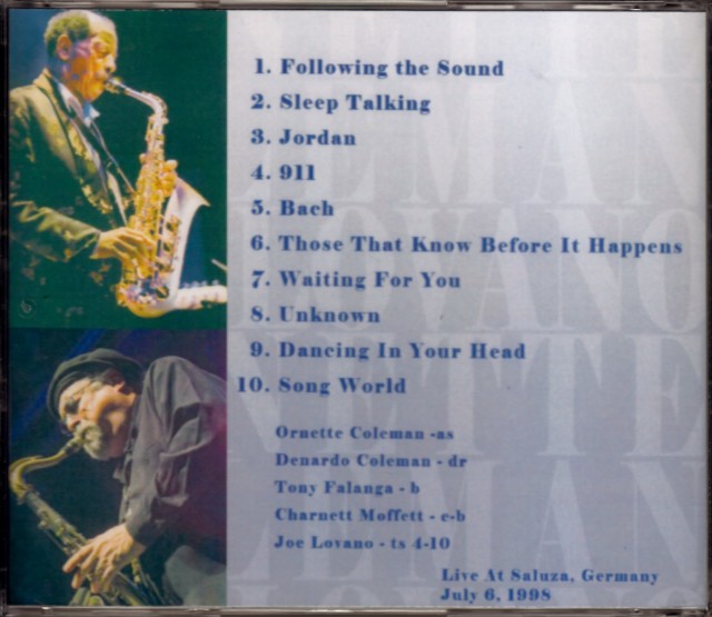Ornette Coleman オーネット・コールマン/Germany 2008