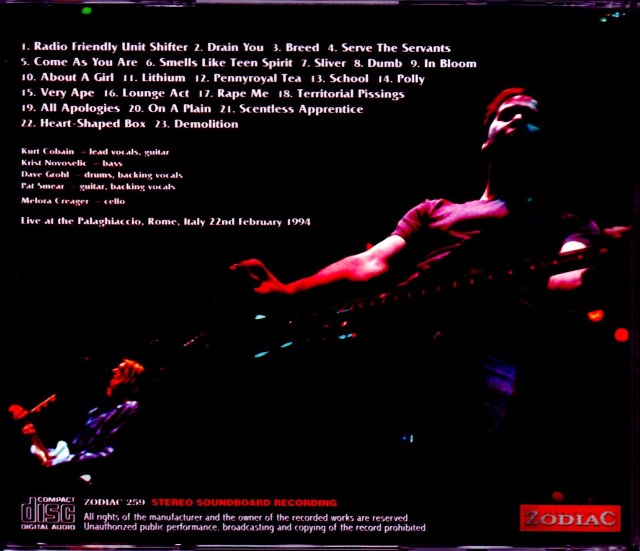 Nirvana ニルヴァーナ/Italy 1994