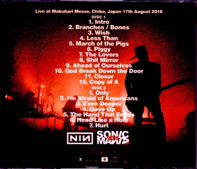 Nine inch Nails ナイン・インチ・ネイルズ/Chiba,Japan 2018