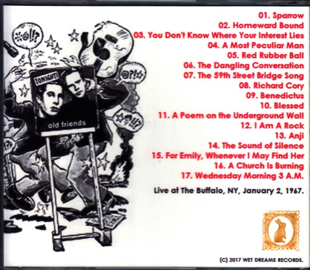 Simon & Garfunkel 11/05/1967 コンサートプログラム Simon & Garfunkel 11/05/1967 コンサートプログラム安い
