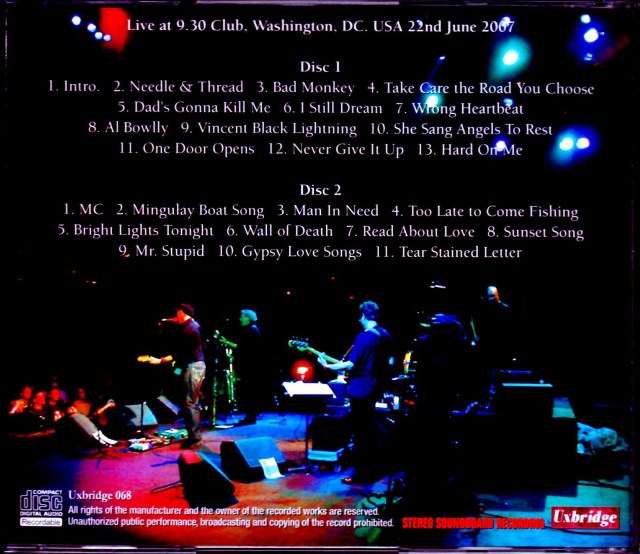 Richard Thompson リチャード・トンプソン/WA,USA 2007