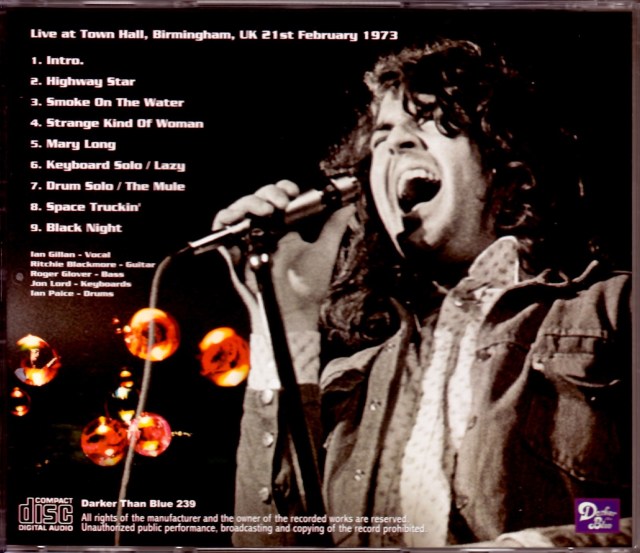 DEEP PURPLE ディープパープル1973コンサート プログラム パンフ