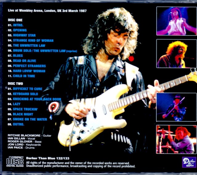 Deep Purple ディープ・パープル/London,UK 2017 & more Blu-Ray