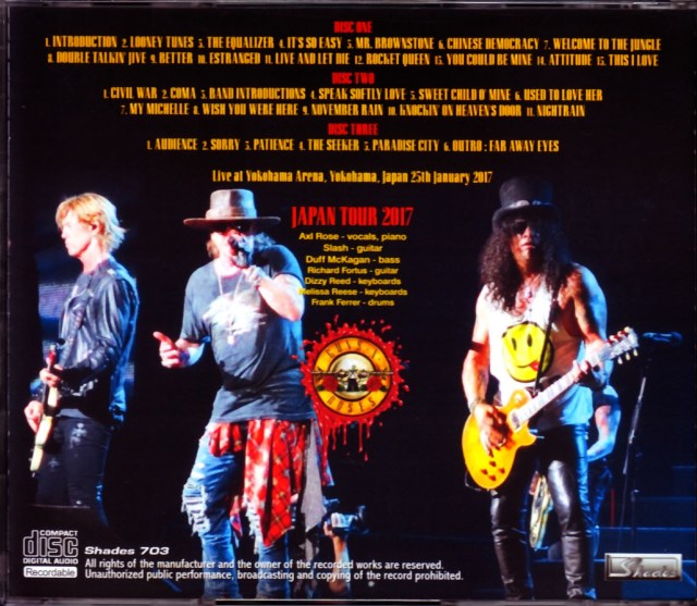 Guns N' Roses ガンズ・アンド・ローゼス/Kanagawa,Japan 2017