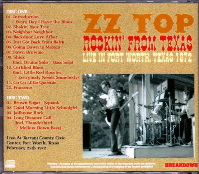 ZZ Top/TX,USA 1972