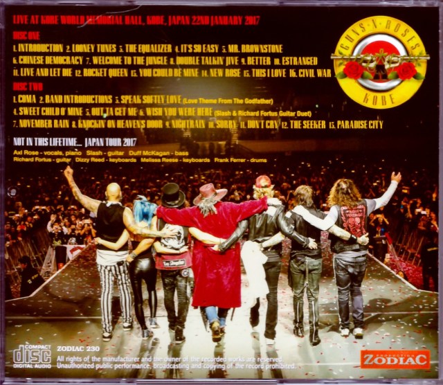 Guns N' Roses ガンズ・アンド・ローゼス/Hyogo,Japan 2017 Ultimate Sound