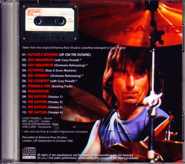 コージー・パウエル 生写真 17枚セット COZY POWELL レインボー Cozy Powell コージー・パウエル/Octopuss Demo Session