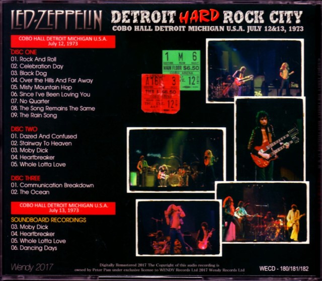 レッド・ツェッペリン LED ZEPPELIN Dancing Days LED ZEPPELIN レッド