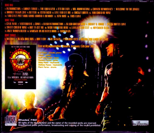 Guns N' Roses ガンズ・アンド・ローゼス/Germany 2017