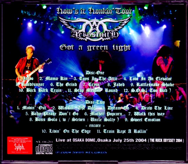Aerosmith エアロスミス World tour 2004 M Aerosmith エアロスミス/Osaka,Japan 2004