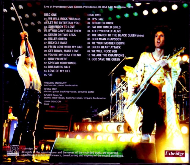 Queen クィーン/RI,USA 1978