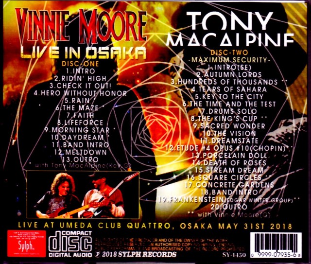 Tony Macalpine 楽譜 トニー・マカパイン スコア 9冊セット HR/HM 稀少バンドスコア多数入荷 ブルー・マーダー/トニー