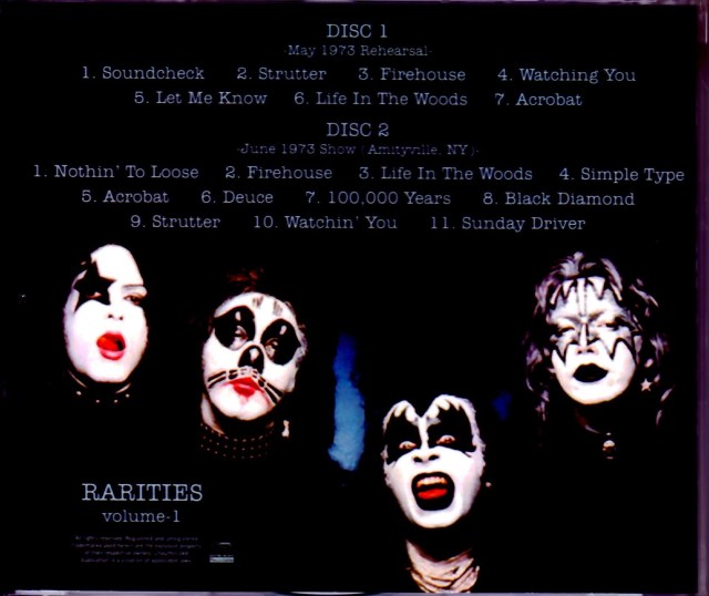 Kiss キッス/NY,USA 1973 Rehearsals & more