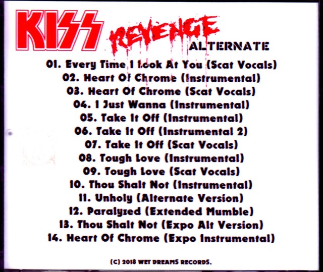 Kiss キッス/Revenge Alternate