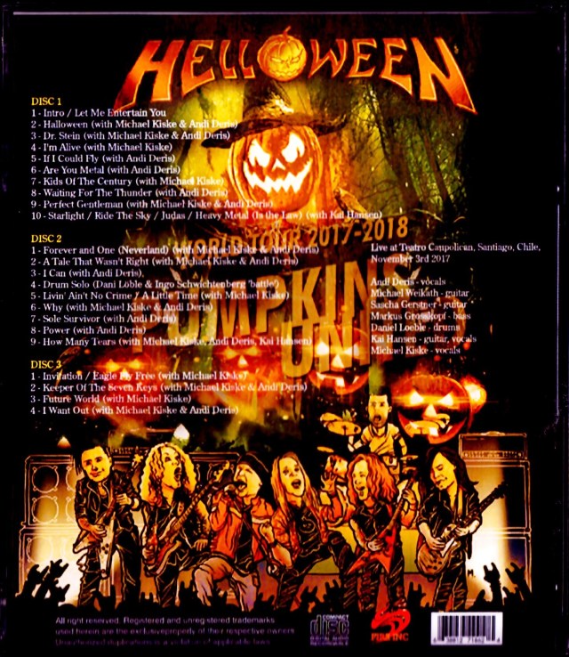 Helloween ハロウィン/Chile 2017