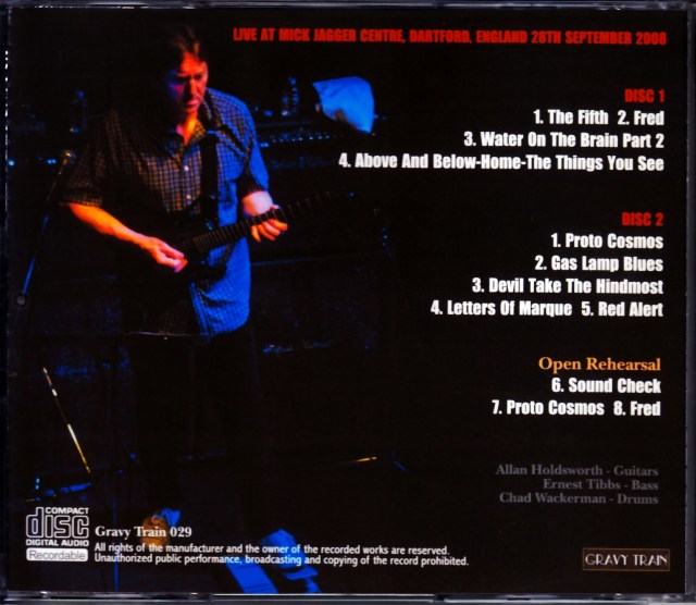 Allan Holdsworth アラン・ホールズワース/England,UK 2008