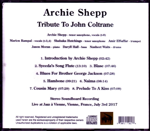★Archie Shepp アーチー・シェップ / フレンチ・バラッズ 2LP Amazon.co.jp: フレンチ・バラッズ: ミュージック
