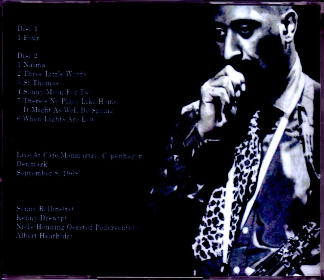 Sonny Rollins ソニー・ロリンズ/Denmark 1968