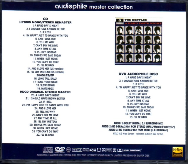 Beatles ビートルズ/A Hard Days Night Hybrid Remaster