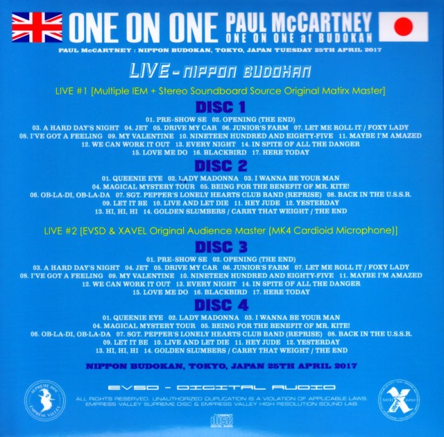 PAUL McCARTNEY/ポール・マッカートニー/HEY TOKYO！ Hey Tokyo! • Live bootleg by Paul McCartney