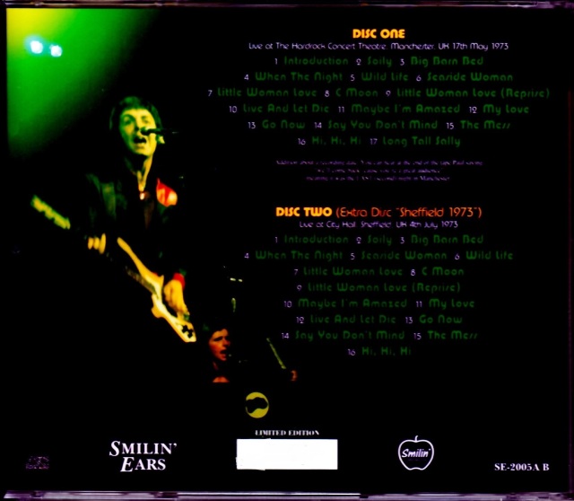 Paul McCartney ポール・マッカートニー/UK 5.17.1973 & more