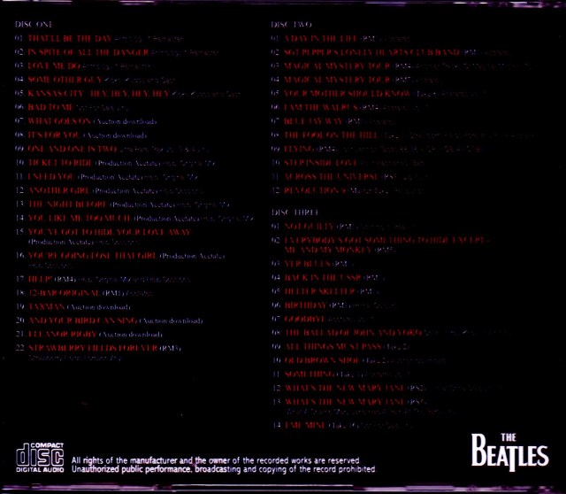 Beatles ビートルズ/Essential Collection of Acetates 1958-1970