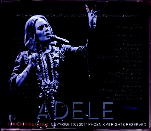 Adele アデル/CA,USA 2016 & more