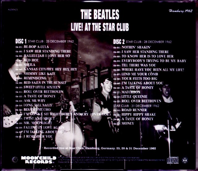 ビートルズ Beatles ビートルズ/Germany 1962 2Days