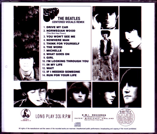 Beatles ビートルズ/Centered Vocal Remix