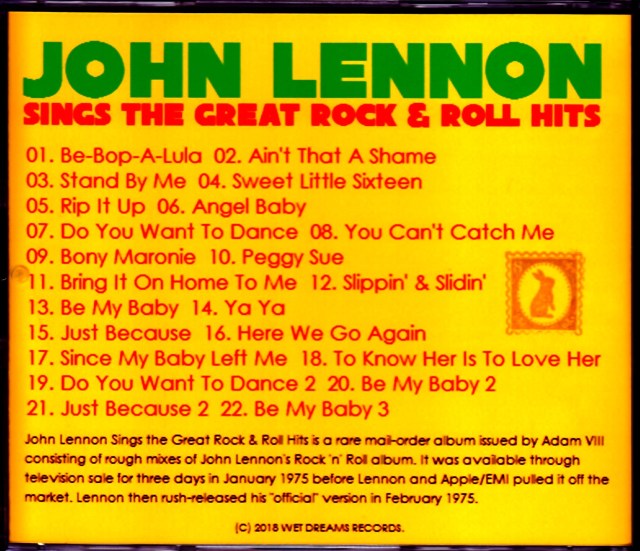 John Lennon ジョン・レノン/Roots Remaster & Rehearsals