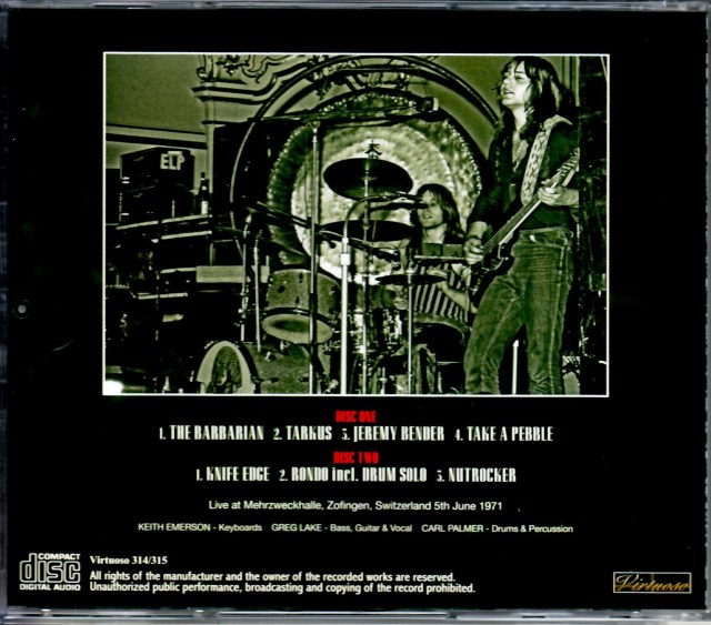 EL & P Emerson,Lake & Palmer/Switzerland 6.5.1971 Source 2