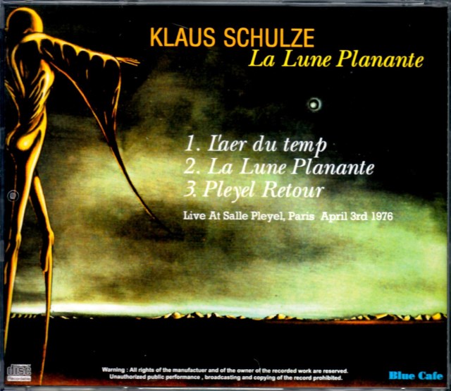 Klaus Schulze クラウスシュルツェ LPレコード BON VOYAGE (LIVE AUDIMAX HAMBURG 1981): LIMITED DOUBLE VINYL