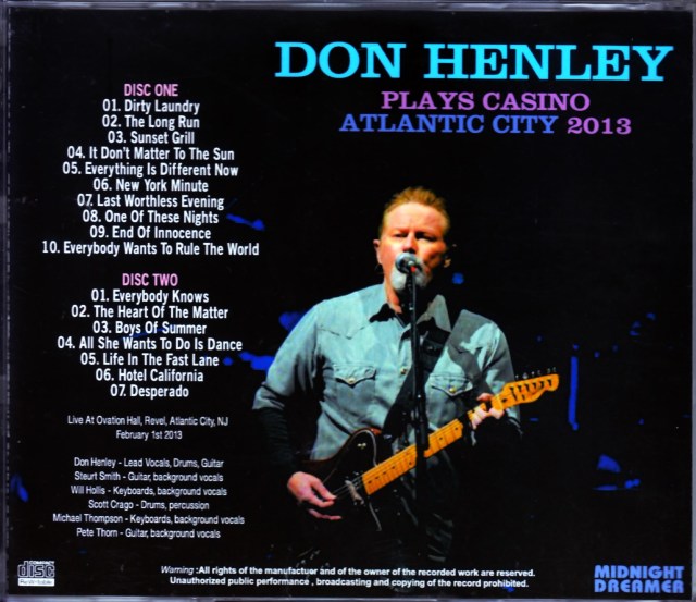 Don Henley ドン・ヘンリー/NJ,USA 2013