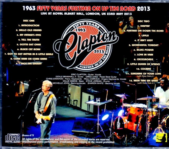 Eric Clapton エリック・クラプトン/London,UK 2013