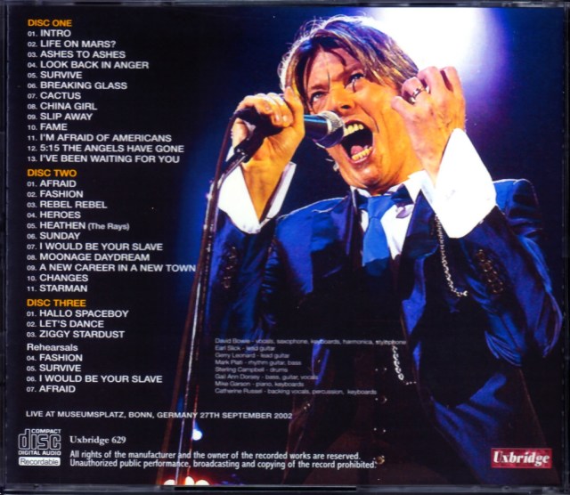 ◾️未発表ボーナス収録レア盤◾️DAVID BOWIE / デヴィッドボウイ■Yo レア盤DVDデヴィッドボウイDAVID BOWIE LONDON1999LIVE - メルカリ