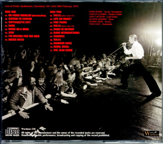 デビッド・ボウイー Live Nassau Coliseum '76 / ライヴ・ナッソー・コロシアム'76 - DAVID