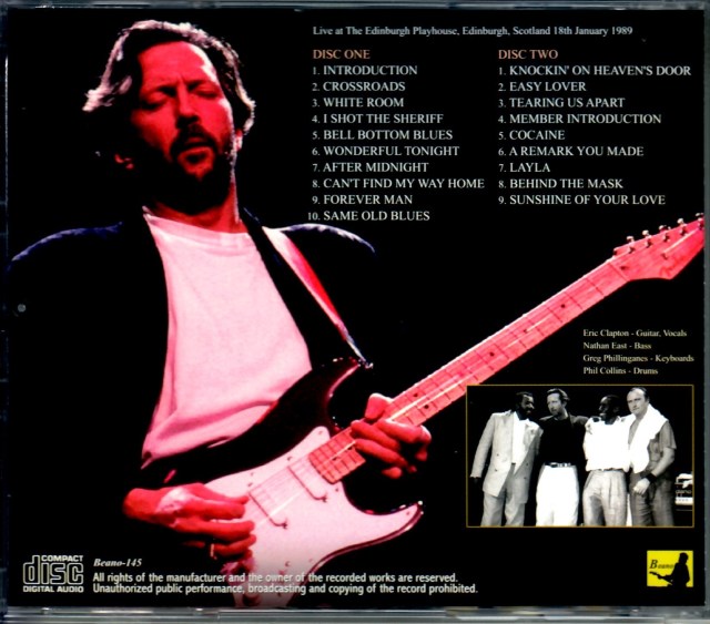 エリッククラプトン　エリック・クラプトン　ｃｄ　まとめ　12枚 Eric Clapton エリック・クラプトン/Tokyo,Japan 12.9.1990